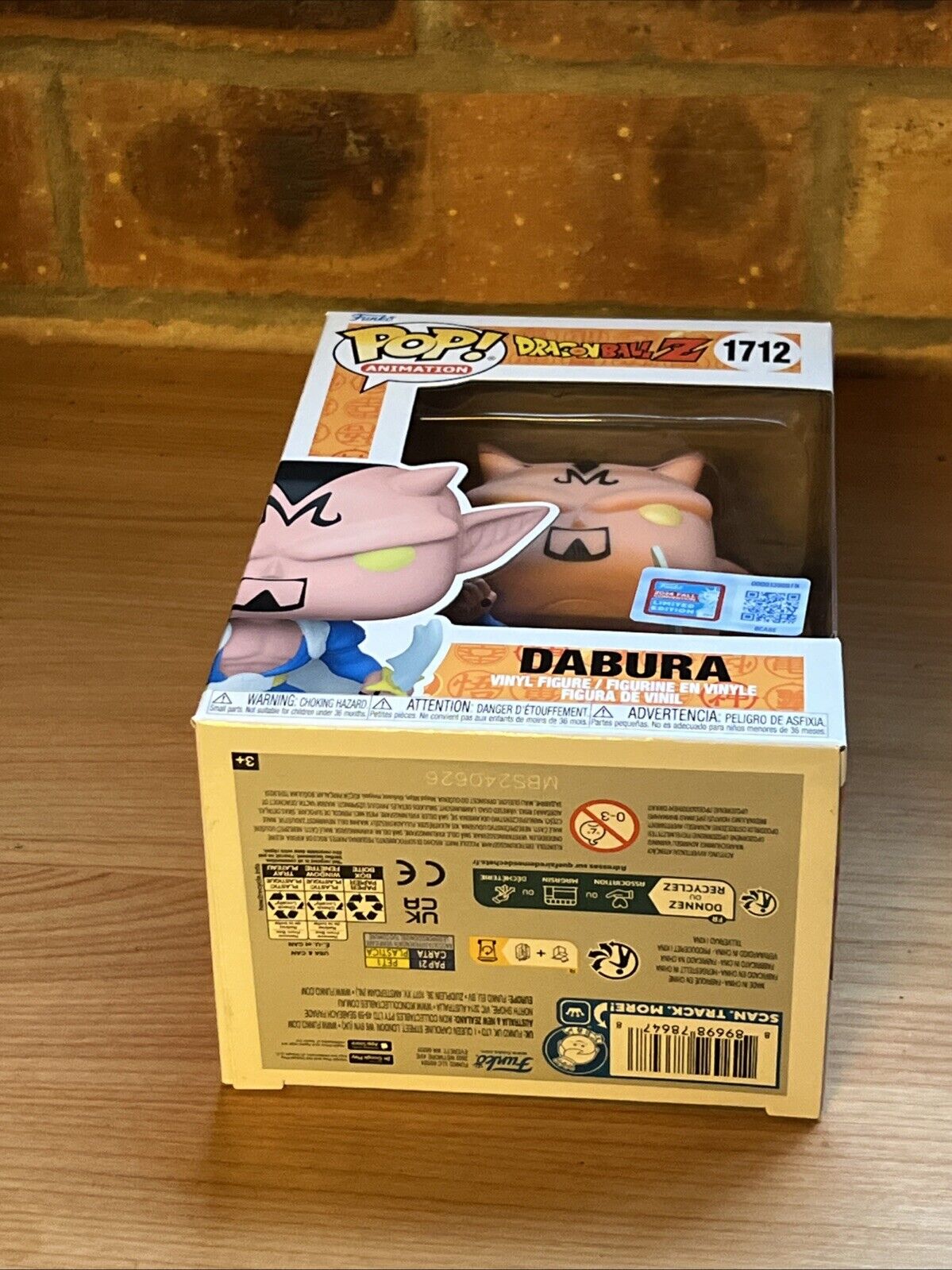 FUNKO POP NYCC 2024 Dragon Ball Z Dabura #1712 NYCC 2024 Con sticker In Stk Now - SOScollectible