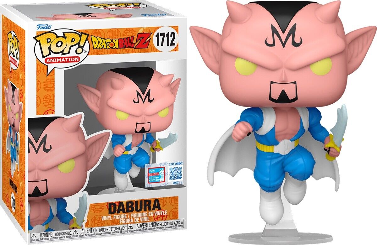 FUNKO POP NYCC 2024 Dragon Ball Z Dabura #1712 NYCC 2024 Con sticker In Stk Now - SOScollectible