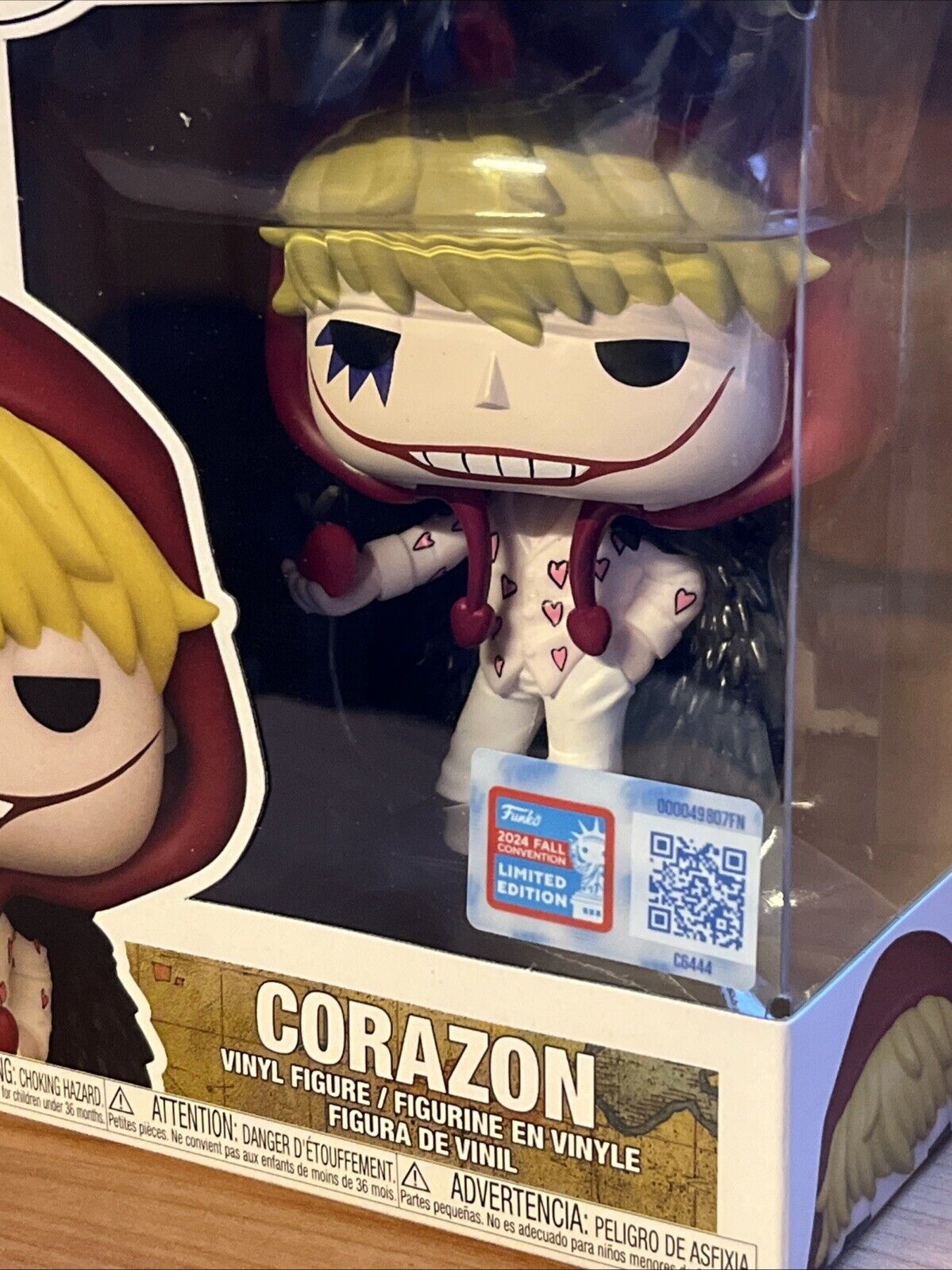 Funko Pop ONE PIECE CORAZON NYCC 2024 CONVENTION sticker In Stk NOW Gift Ltd Ed - SOScollectible