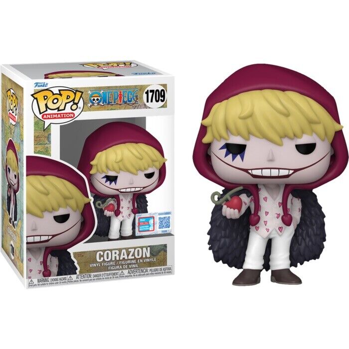 Funko Pop ONE PIECE CORAZON NYCC 2024 CONVENTION sticker In Stk NOW Gift Ltd Ed - SOScollectible