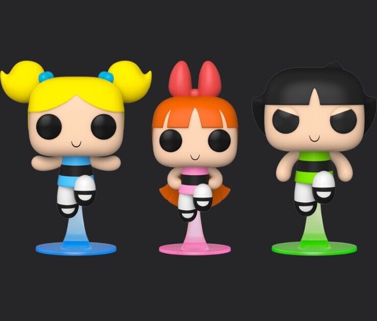 Funko Pop Powerpuff Girls Set Bubbles Buttercup Blossom 1080 1081 1082 In StkFeb - SOScollectible