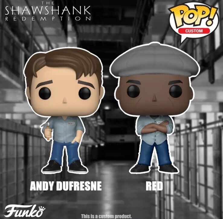 Funko Pop Red Andy Dufraine Cult Movies The Shawshank Redemption Set In Stk NOW - SOScollectible