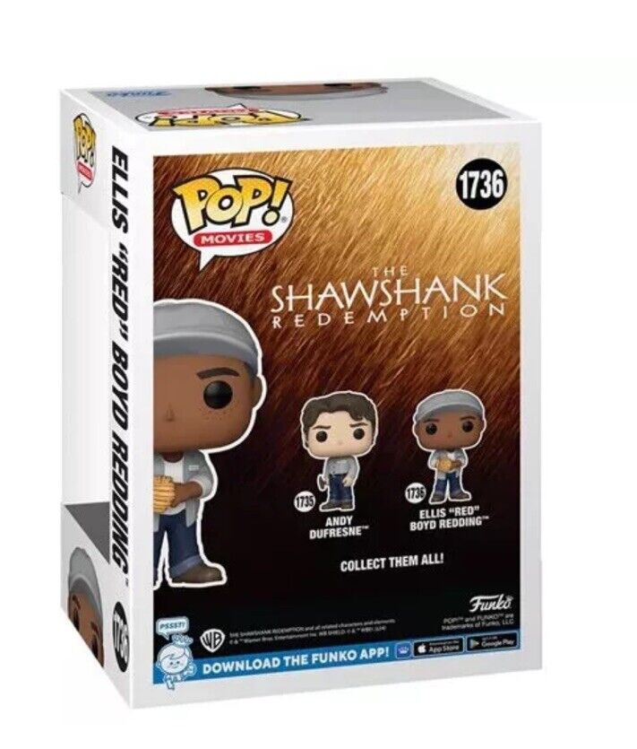 Funko Pop Red Andy Dufraine Cult Movies The Shawshank Redemption Set In Stk NOW - SOScollectible