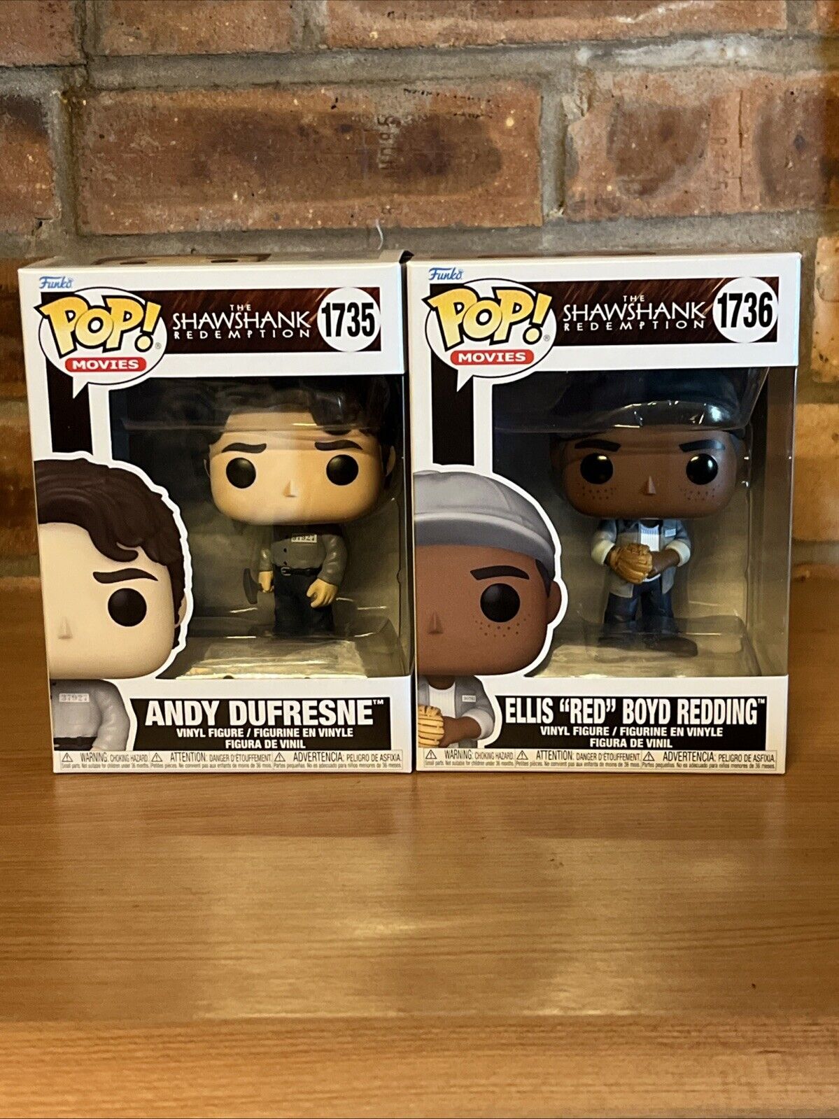 Funko Pop Red Andy Dufraine Cult Movies The Shawshank Redemption Set In Stk NOW - SOScollectible