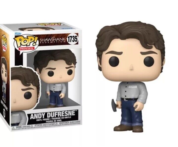 Funko Pop Red Andy Dufraine Cult Movies The Shawshank Redemption Set In Stk NOW - SOScollectible