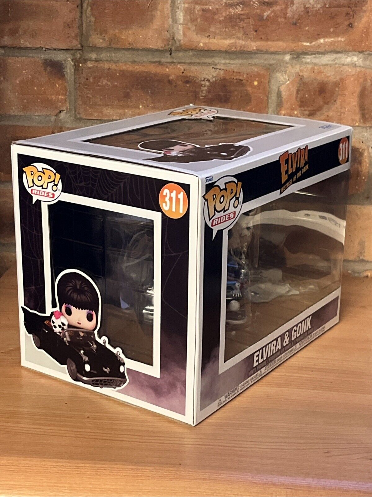 Funko Pop Rides Elvira Mistress of the Dark & Gonk Black Car 311 in stock - SOScollectible