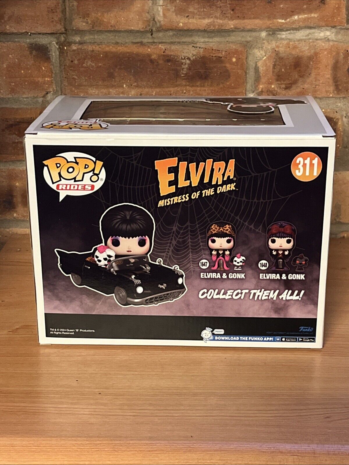 Funko Pop Rides Elvira Mistress of the Dark & Gonk Black Car 311 in stock - SOScollectible