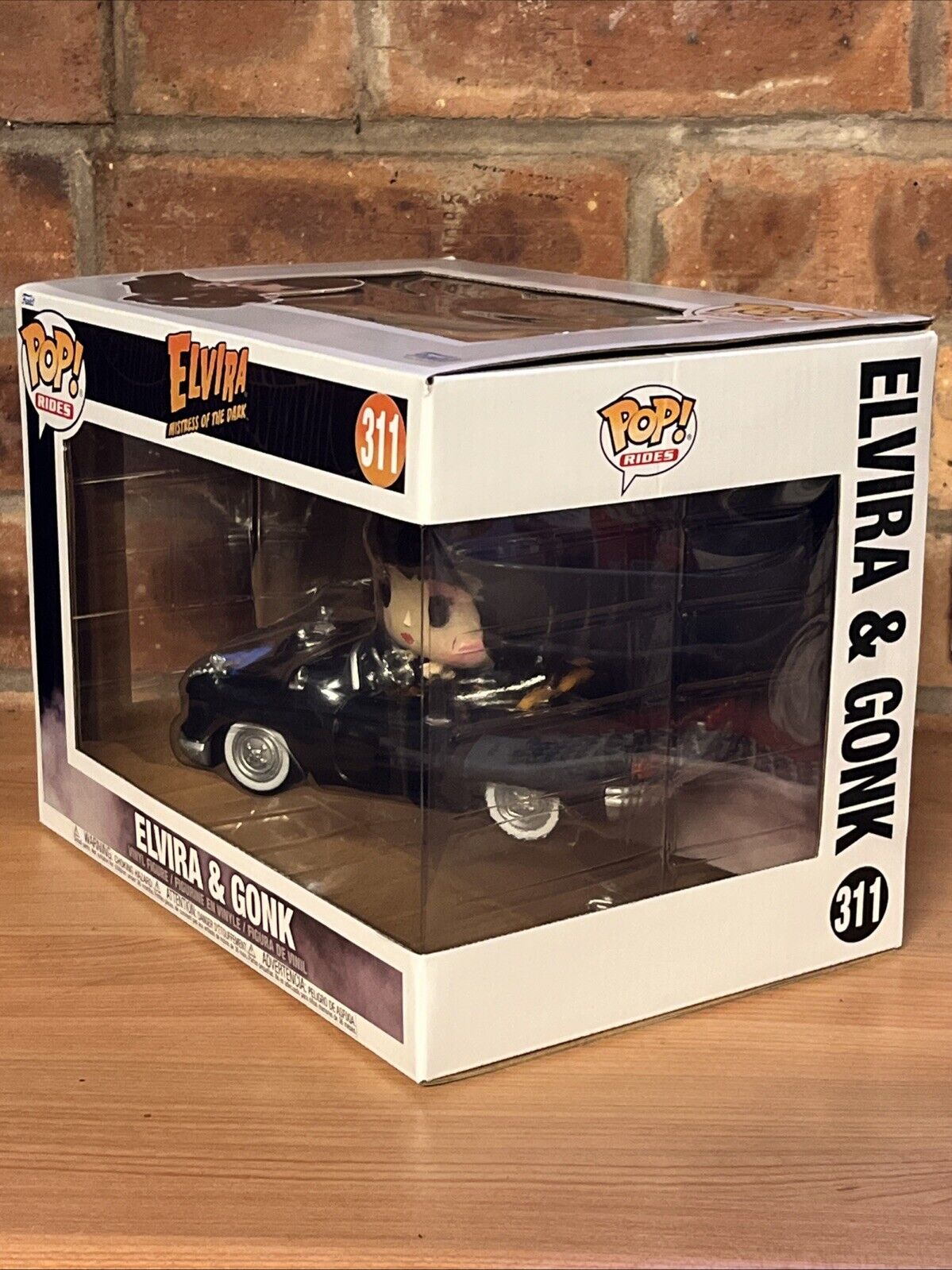 Funko Pop Rides Elvira Mistress of the Dark & Gonk Black Car 311 in stock - SOScollectible