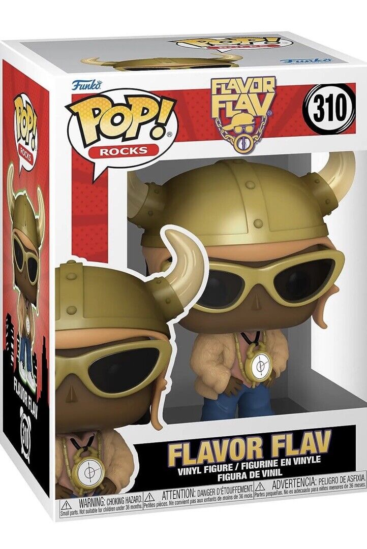 Funko POP! Rocks: Flavor Flav - Collectable Vinyl Figure 310 Hip Hop - SOScollectible