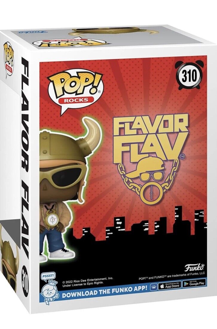 Funko POP! Rocks: Flavor Flav - Collectable Vinyl Figure 310 Hip Hop - SOScollectible