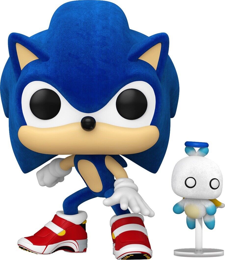 FUNKO POP! Sonic The Hedgehog FLOCKED SONIC CHAO In Stock End Nov/beg Dec Ltd Ed - SOScollectible