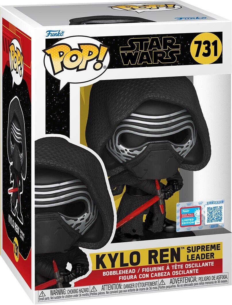 Funko Pop! Star Wars Kylo Ren Official NYCC 2024 Exclusive Gift Comic In Case - SOScollectible