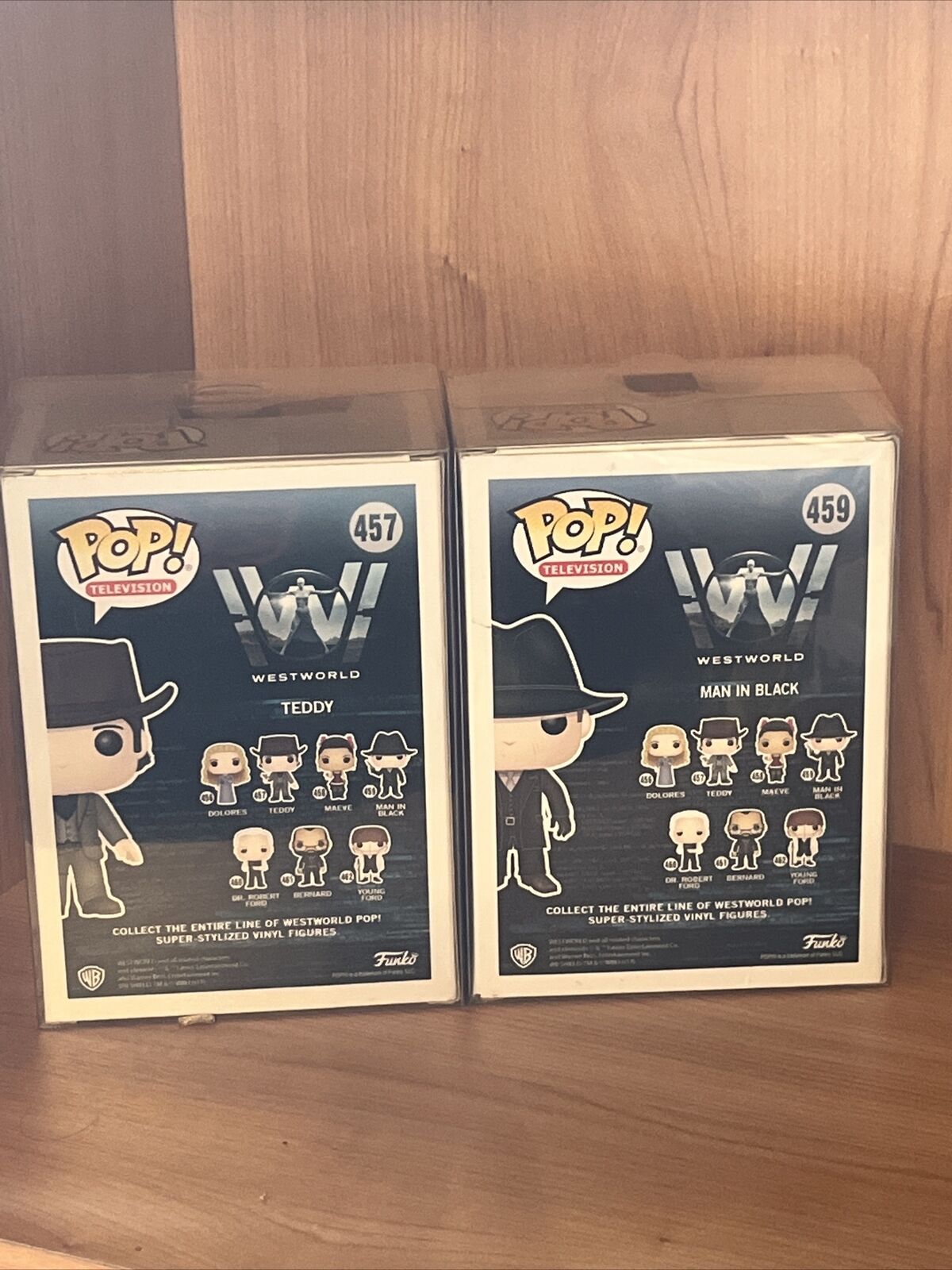 Funko POP - Television - Westworld - Teddy 457 Man In Black Vaulted UK Seller - SOScollectible