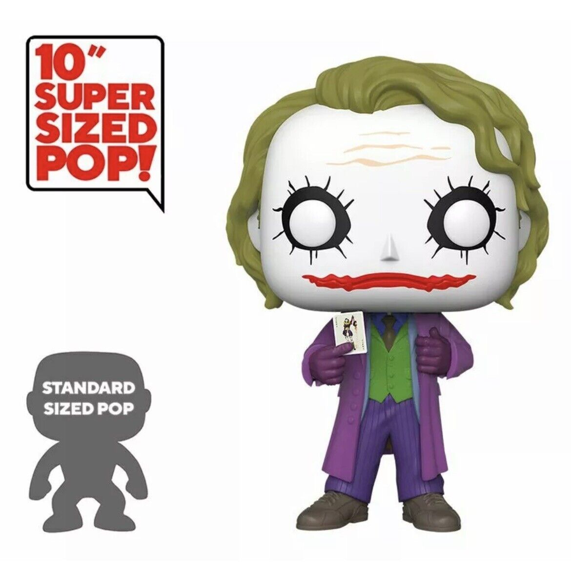 FUNKO POP! THE JOKER 10" Colour Lamp DARK KNIGHT TRILOGY #334 (Jumbo Pop!) Xmas - SOScollectible