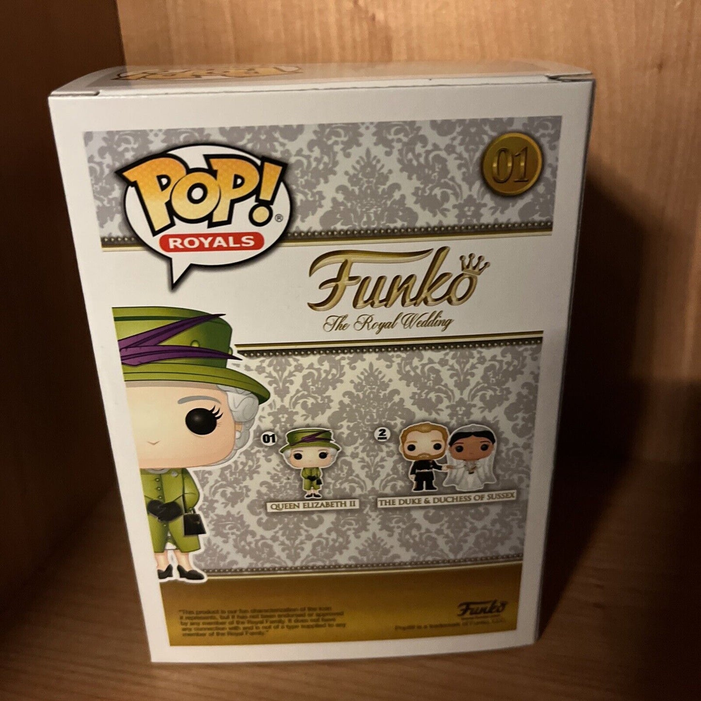 Funko Pop! Vinyl - Royals - Queen Elizabeth II #01 genuine from funko mint box - SOScollectible