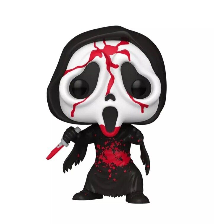 Funko Scream Bloody Ghostface 2024 Exc Pop #1607 In Stock Now Cult Horror Ghost - SOScollectible