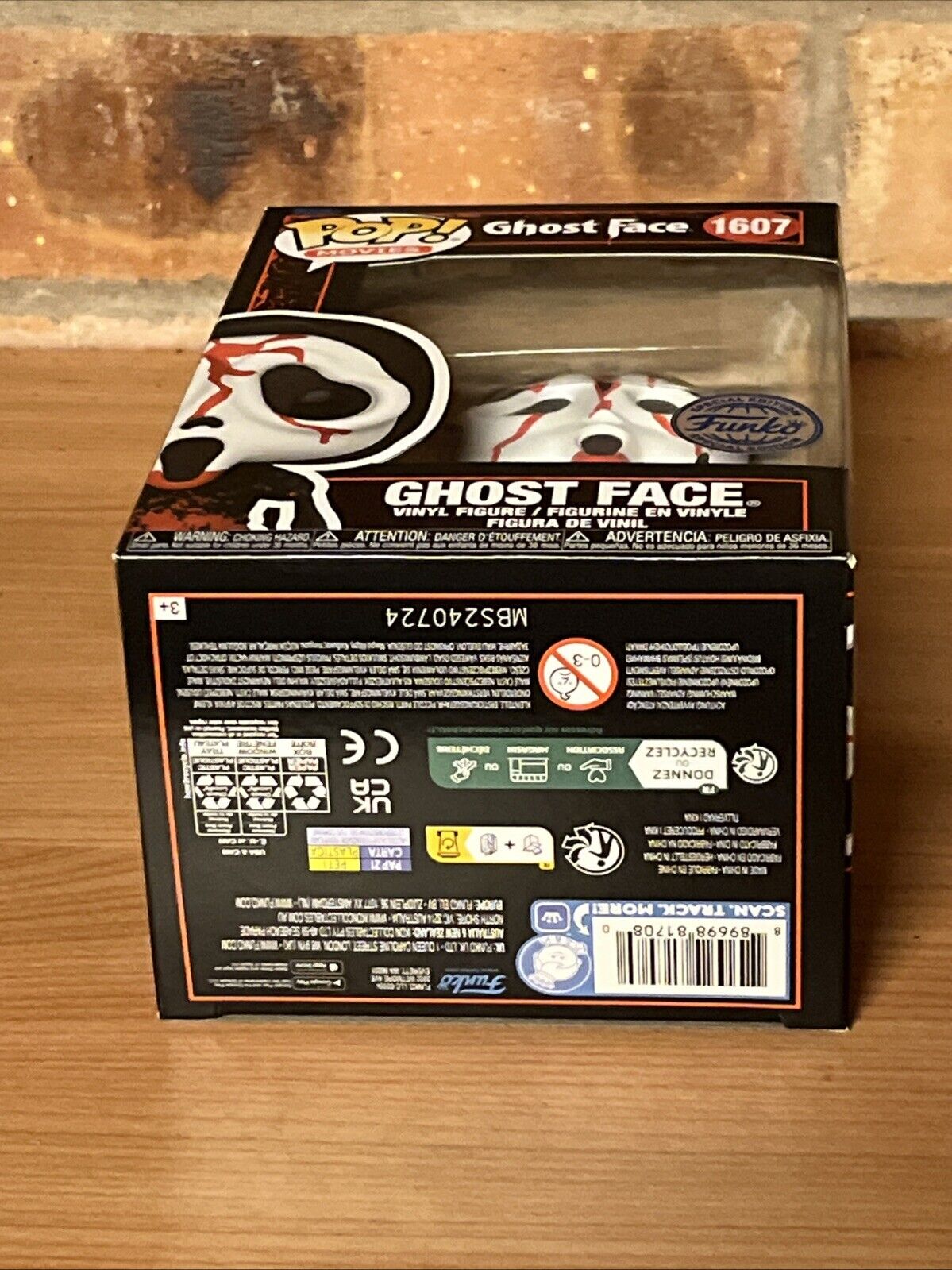 Funko Scream Bloody Ghostface 2024 Exc Pop #1607 In Stock Now Cult Horror Ghost - SOScollectible