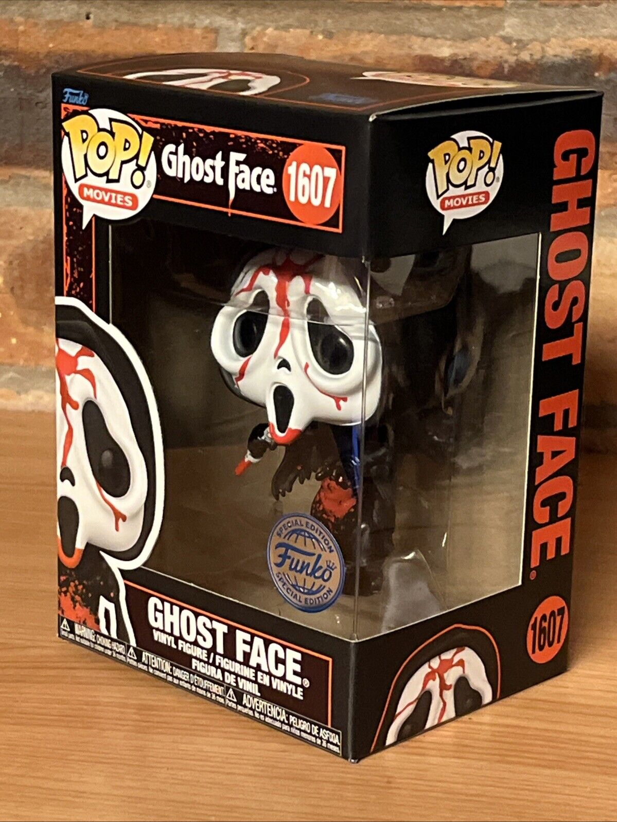 Funko Scream Bloody Ghostface 2024 Exc Pop #1607 In Stock Now Cult Horror Ghost - SOScollectible