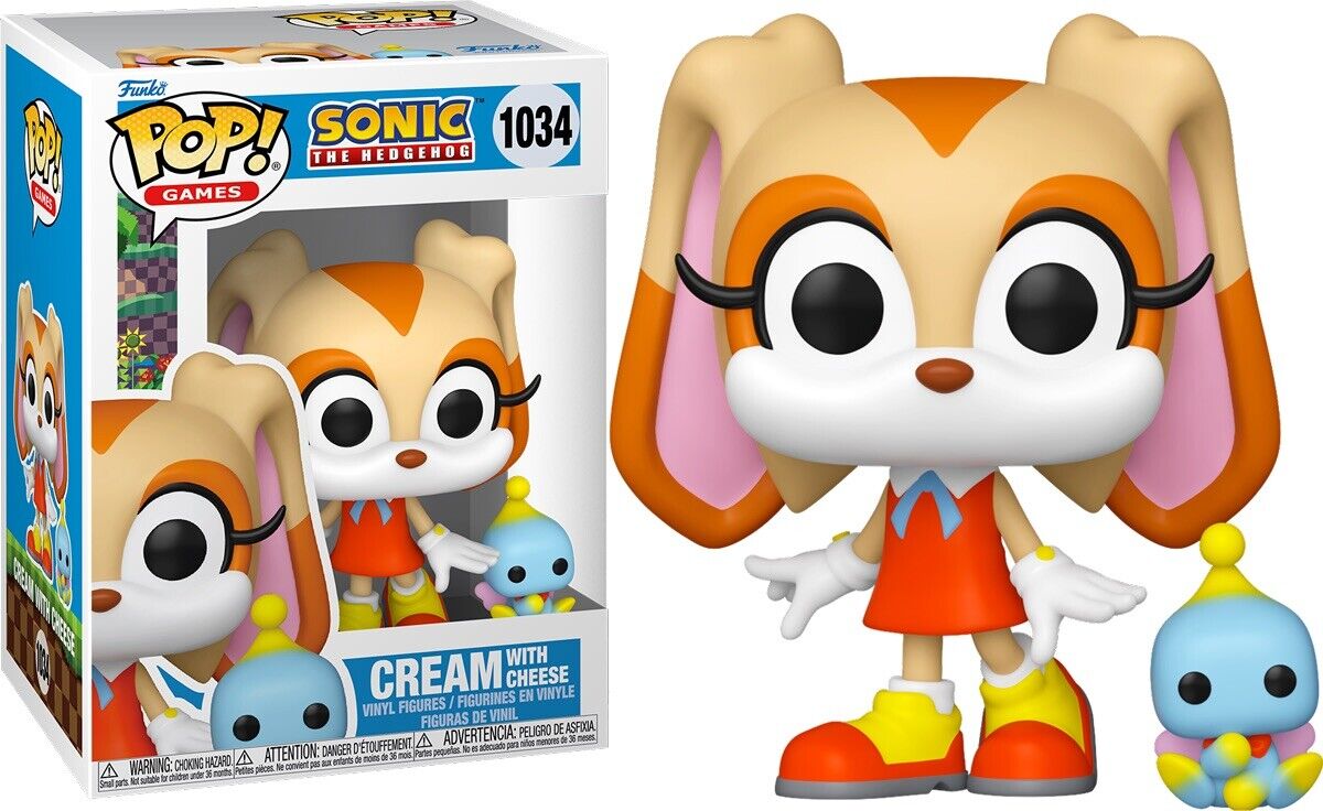 Funko Sonic Hedgehog Chao Dark Chaos Set Of 3 Pop Vinyl Cream Shadow Gift - SOScollectible