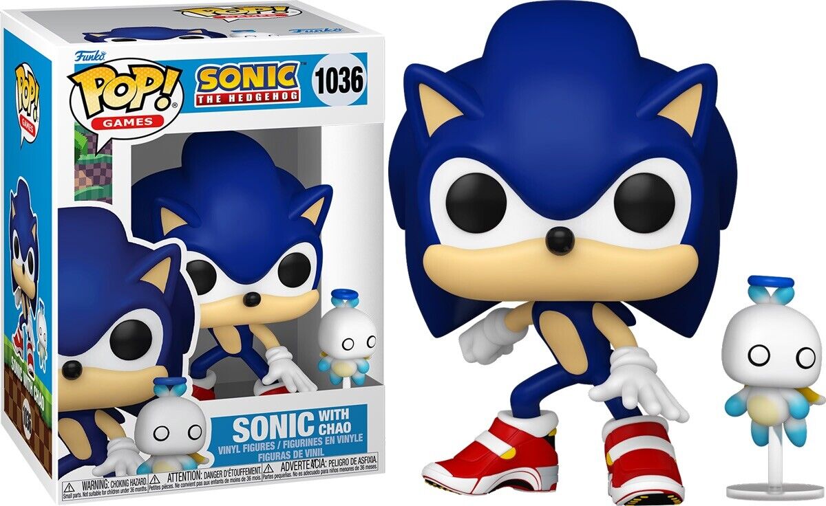 Funko Sonic Hedgehog Chao Dark Chaos Set Of 3 Pop Vinyl Cream Shadow Gift - SOScollectible