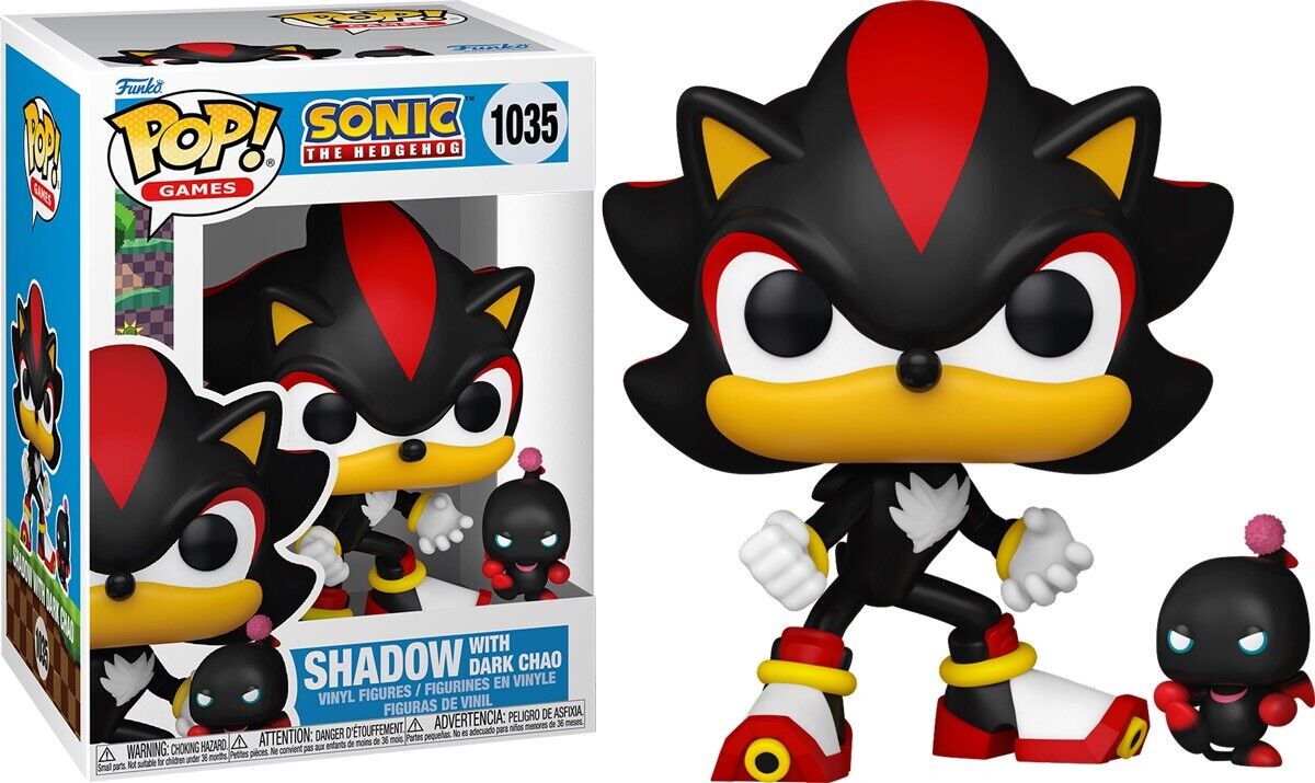 Funko Sonic Hedgehog Chao Dark Chaos Set Of 3 Pop Vinyl Cream Shadow Gift - SOScollectible