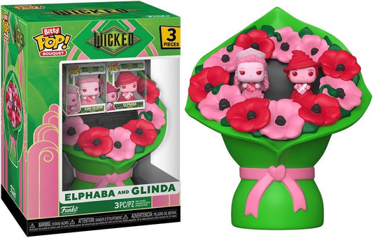 Funko Wicked Elphaba & Glinda Valentines Bouquet Bitty Pop! 2 - Pack In Stk Dec - SOScollectible