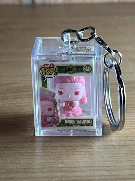 Funko Wicked Glinda Valentines Bouquet Bitty Pop Key Ring Keychain Ltd Ed Gift - SOScollectible