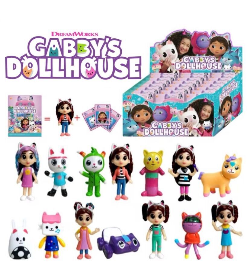 Gabby’s Dollhouse Blind Bag Figures Buy 2 Get 1 Free Kids Gift Xmas Gabby - SOScollectible