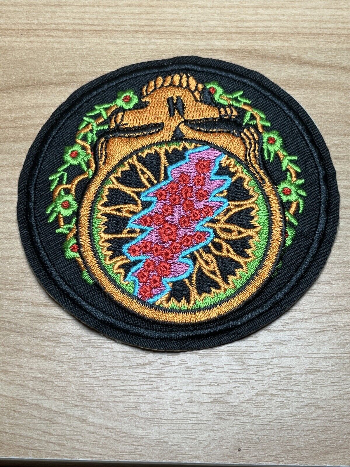 GRATEFUL DEAD IRON ON PATCH 3.5" Steal Your Face Skull Embroidered Applique NEW - SOScollectible