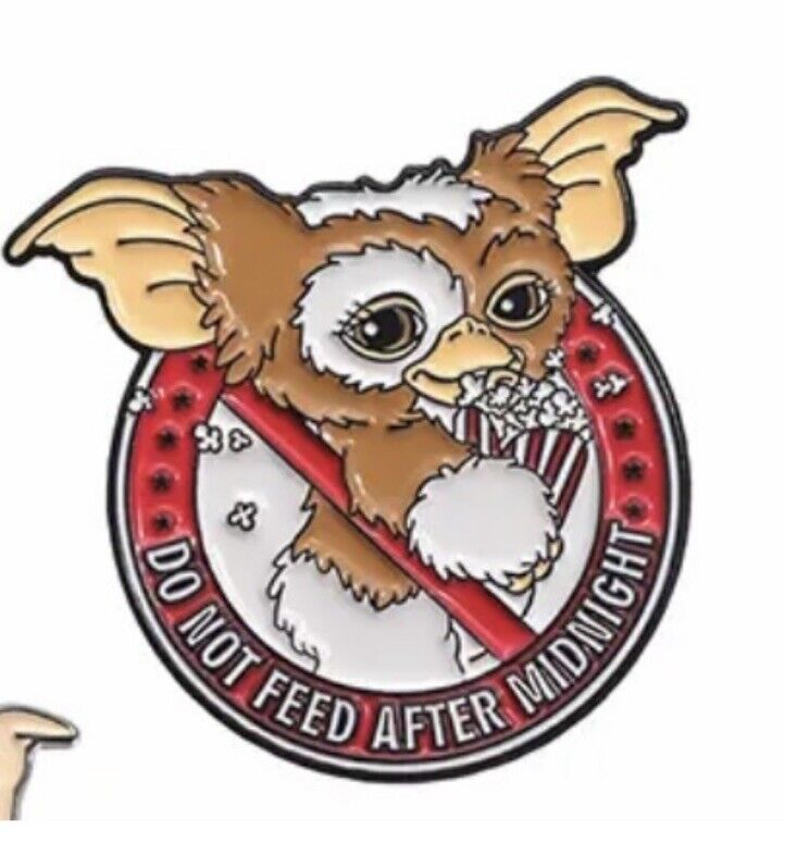 Gremlins Do Not Feed Midnight Gizmo Metal Enamel Pin Badge Horror Gift bag - SOScollectible