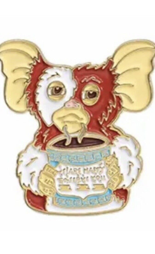 Gremlins Gizmo Metal Enamel Pin Badge Brooch Mowgli Horror Fantasy Cute Gift bag - SOScollectible