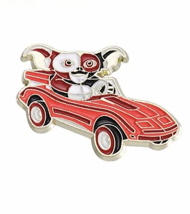 Gremlins Gizmo Red Corvette Car 2 Metal Enamel Pin Badge Brooch Gift bagCollect - SOScollectible