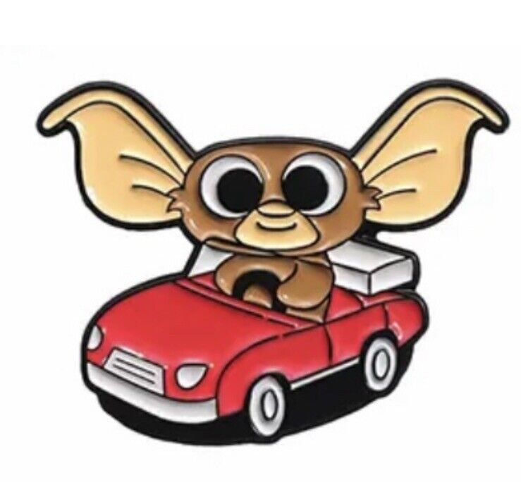 Gremlins Gizmo Red Corvette Car Metal Enamel Pin Badge Brooch Gift bsgCollec Set - SOScollectible