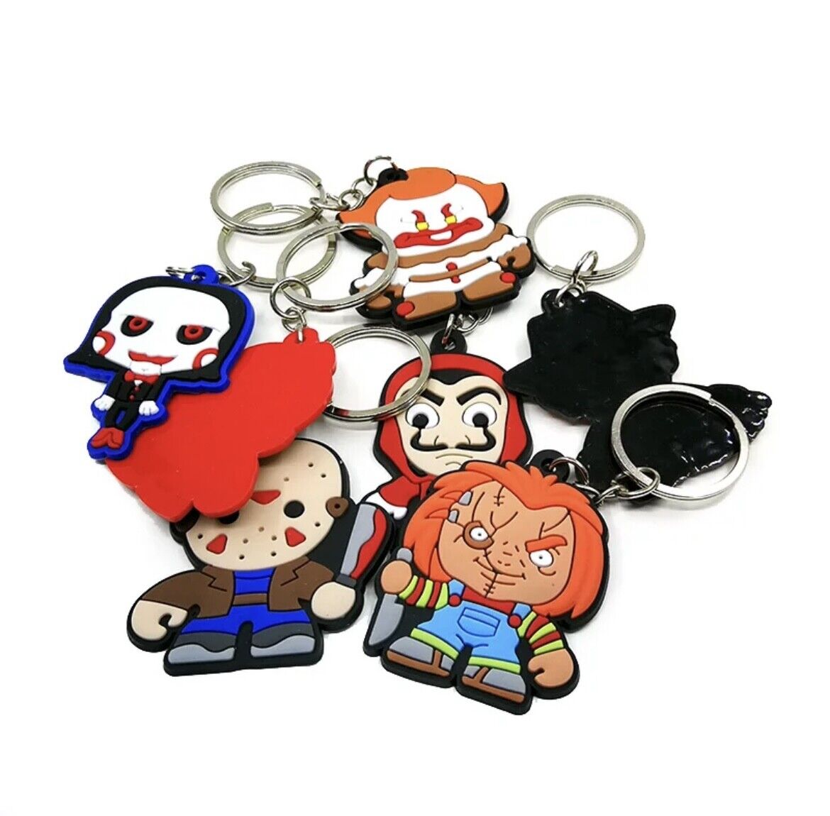 Halloween 🎃 horror key ring CHOOSE Buy 2 Get 1 Free Chucky Billy Scream Freddy - SOScollectible