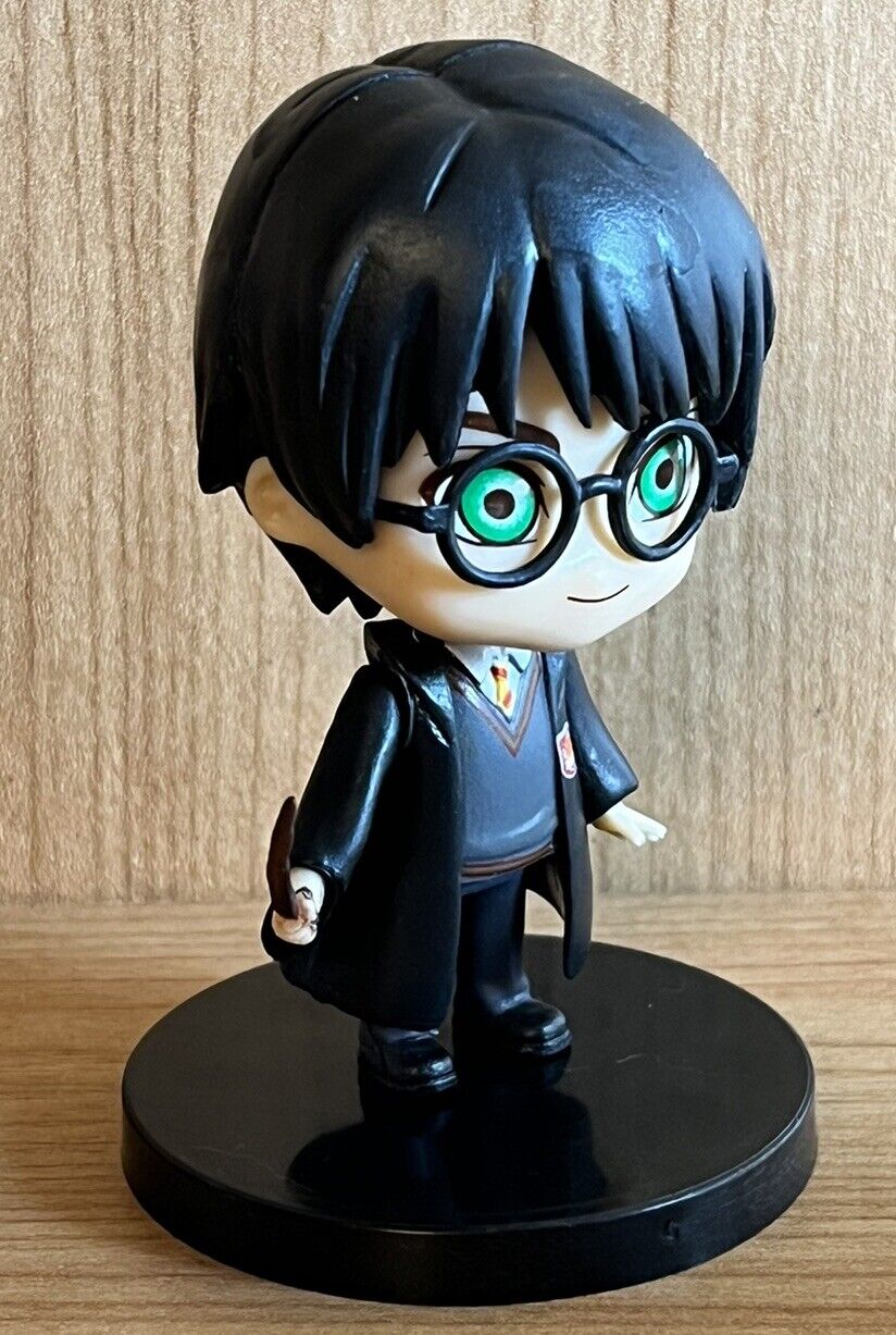 HARRY POTTER 8cm VINYL FIGURE NEW With Stand Wand Collect gift box - SOScollectible