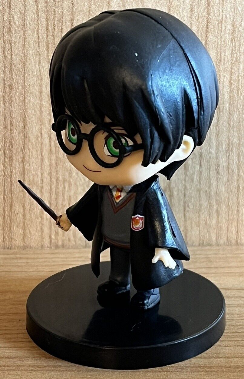 HARRY POTTER 8cm VINYL FIGURE NEW With Stand Wand Collect gift box - SOScollectible