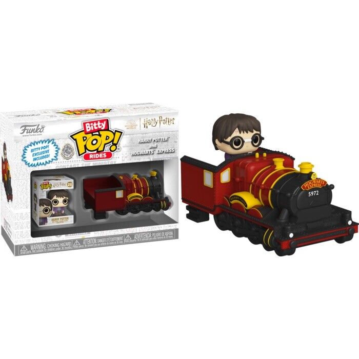 HARRY POTTER AND HOGWARTS EXPRESS Train Funko Bitty Pop! Rides In Stk Now - SOScollectible