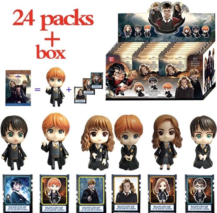 Harry Potter Mini Figures 1x Blind Bag 8 - 10cm + 3 Cards Set BUY 2 Get 1 Free - SOScollectible