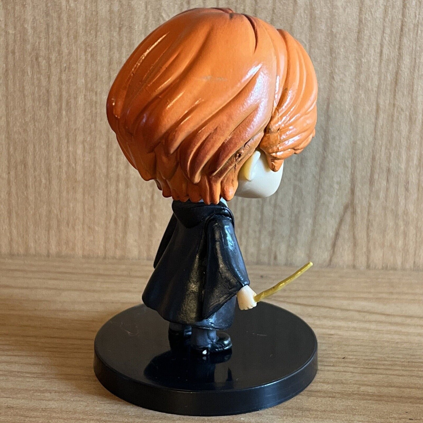 HARRY POTTER Ron Weasley 8cm VINYL FIGURE NEW With Stand Wand gift box - SOScollectible