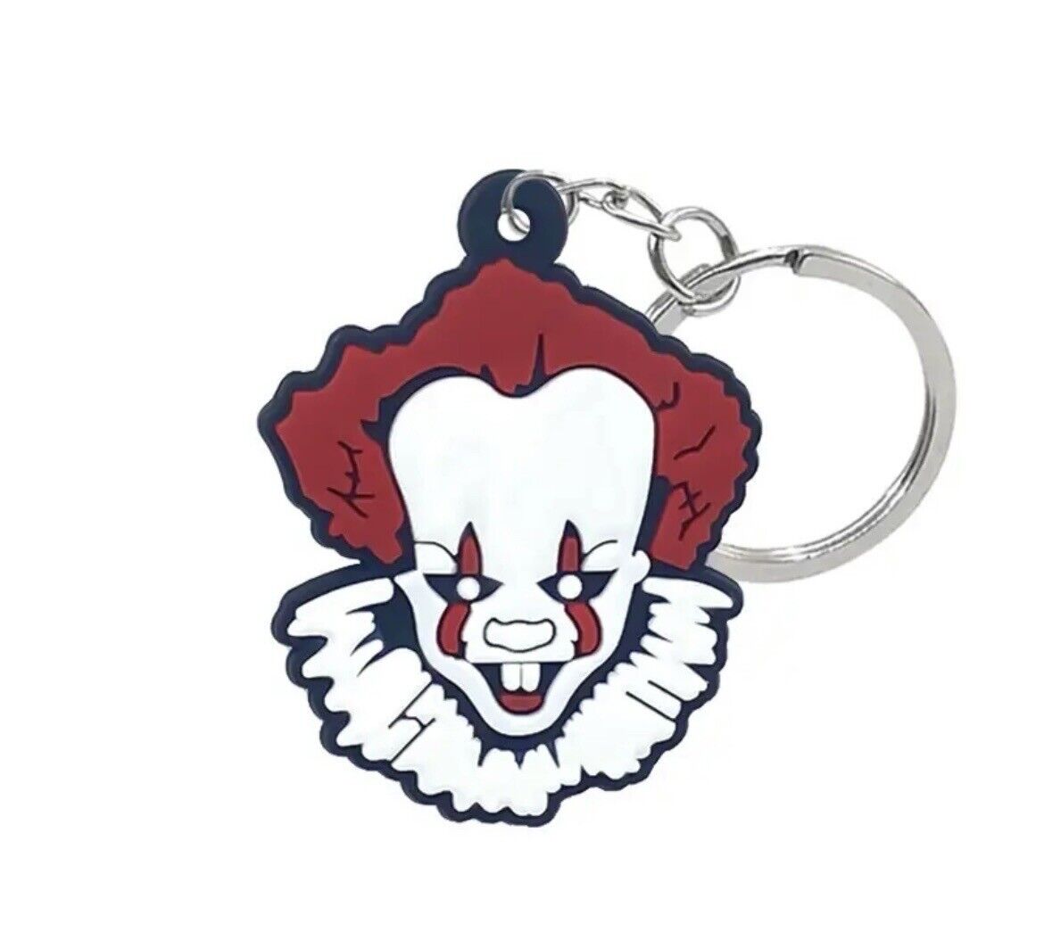 🎈Horror Keyring Set Of 5 Keychain Ring Billy Chucky Jason Horror Movie Gift bag - SOScollectible