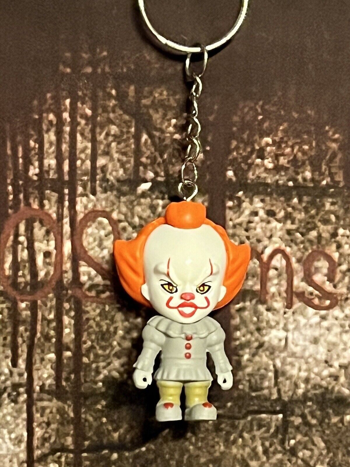 Horror Movie Theme It Key Ring Pennywise Pop Action Figure Collection Halloween - SOScollectible