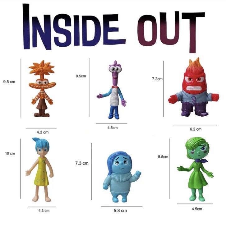 Inside Out 2 - 3x Blind Bag Collectible Figures Brand New Anxiety Fear Envy - SOScollectible