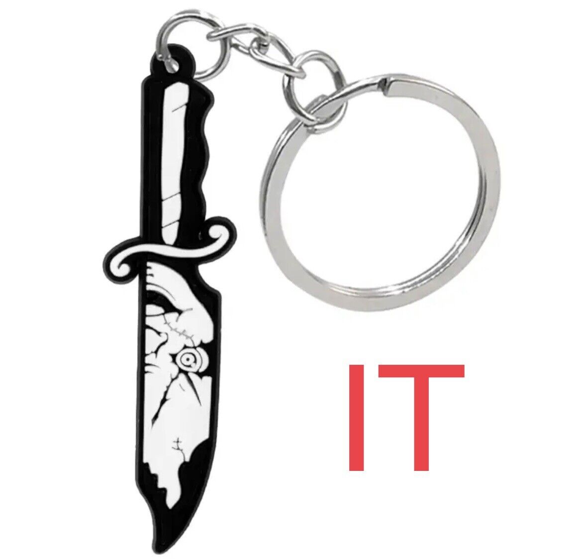 IT Pennywise Halloween Knife Shaped Key Ring Keychain Horror Gift 🇬🇧 - SOScollectible