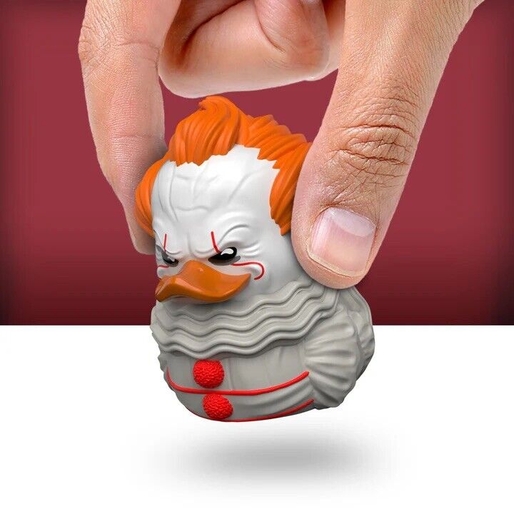 IT Tubbz Mini PVC Figure Pennywise 5 cm Cosplay Duck Horror In Stk Now - SOScollectible