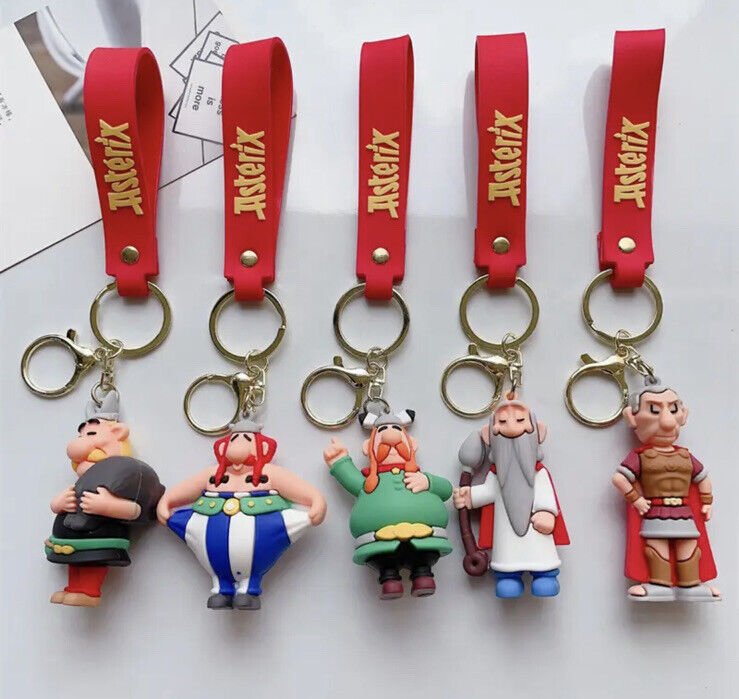 Keychain figure Astérix Julius Caesar Leader The Romans New Gauls gift bag - SOScollectible