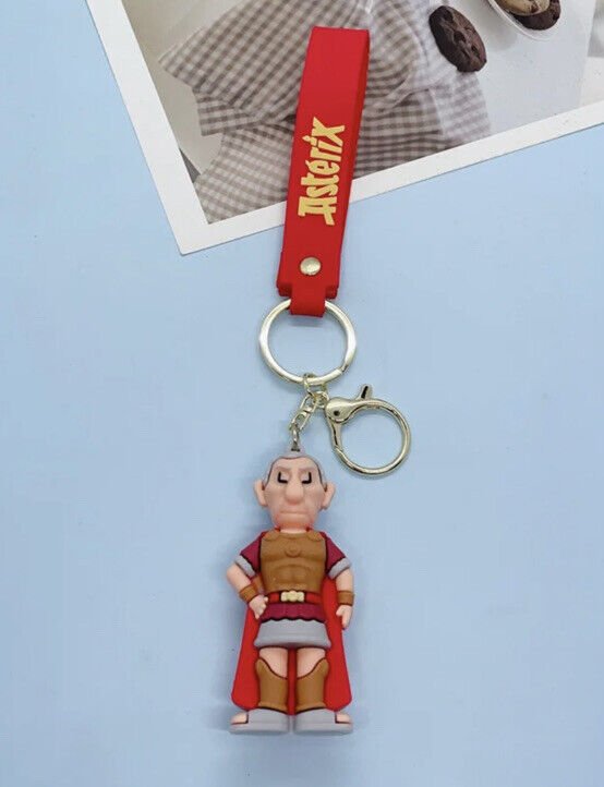 Keychain figure Astérix Julius Caesar Leader The Romans New Gauls gift bag - SOScollectible