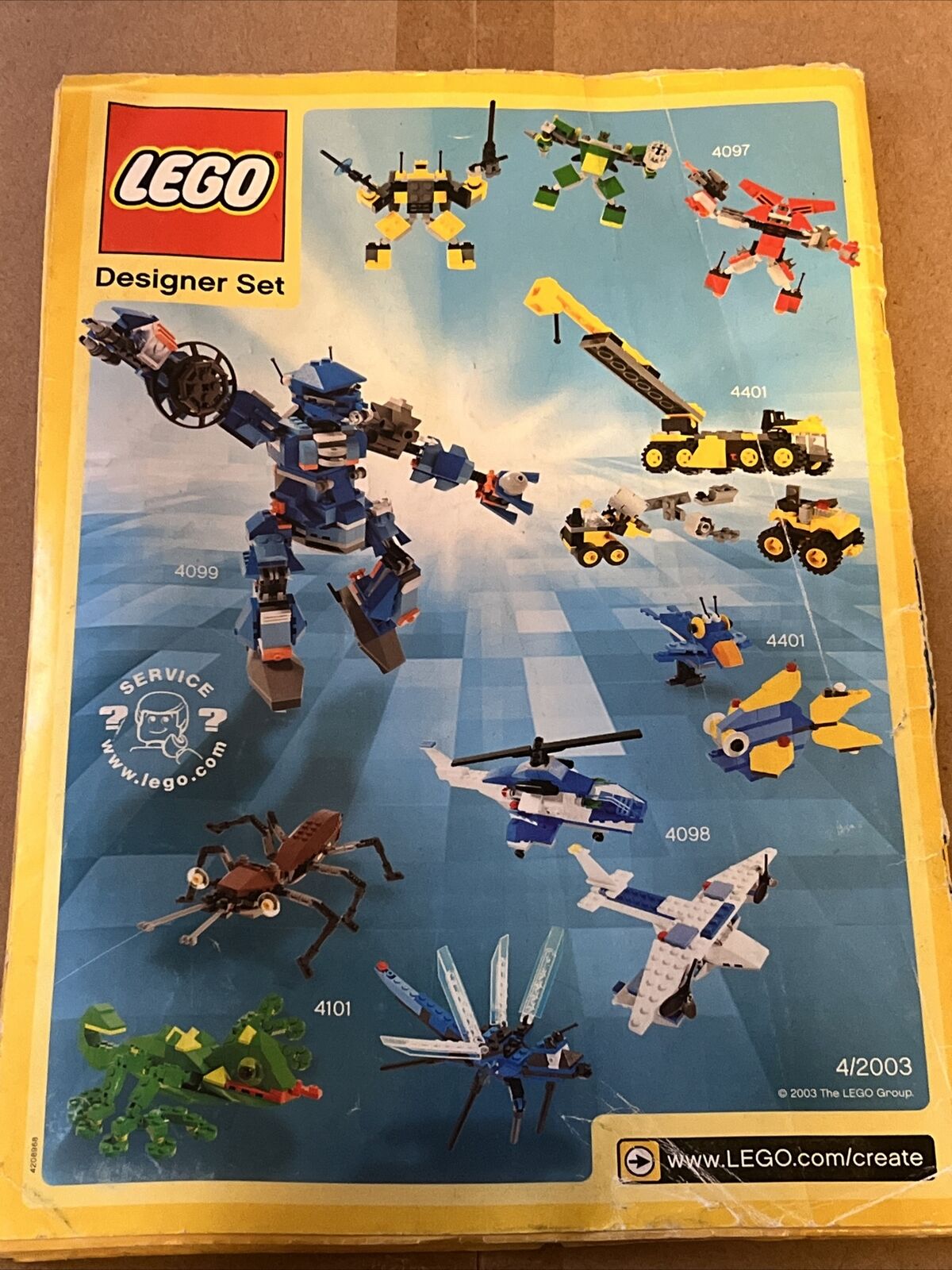 LEGO Creator Instructions Only 35 Creations 4100) - SOScollectible