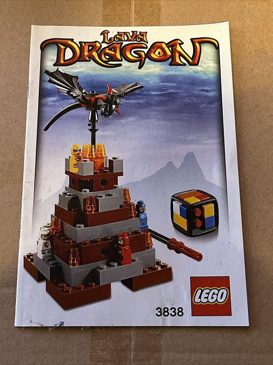 LEGO Lava Dragon 3838 Instruction Booklet Only - SOScollectible