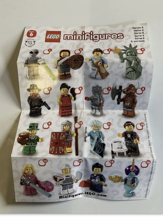 LEGO Series 6 Mini figures 8683 - Original Checklist From Lego Collection - SOScollectible