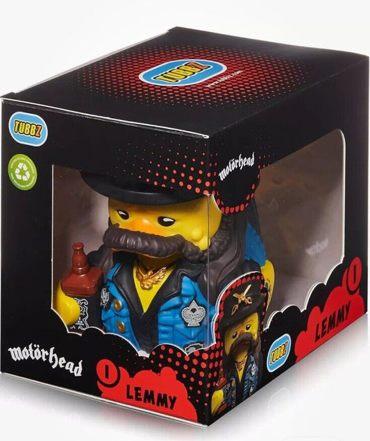 LEMMY KILMISTER TUBBZ BOXED RUBBER DUCK MOTORHEAD GIFT Rock Gift Merch New - SOScollectible